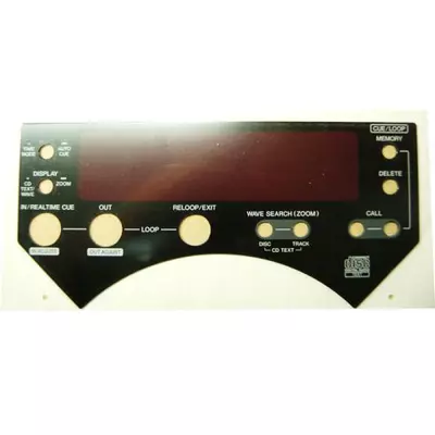 Pioneer CDJ-1000, CDJ-1000MK2 kijelző plexi lemez / DAH2022
